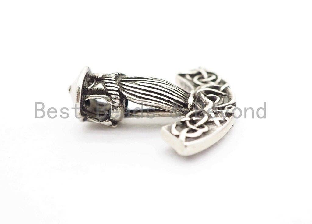 Antique Style Anchor Hook Beads,  Paracord Survival Bracelet Connector Beads,  Men's Jewelry Findings,21x21x7mm,sku#Y121