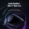 4K Smart Camera Glasses with 8MP Camera, 1080P HD Video Recording, Bluetooth Audio Sunglasses, Real-Time AI Translation, Voice Assistant, Touch Control, Wearable Camera Glasses for Travel & Daily Use