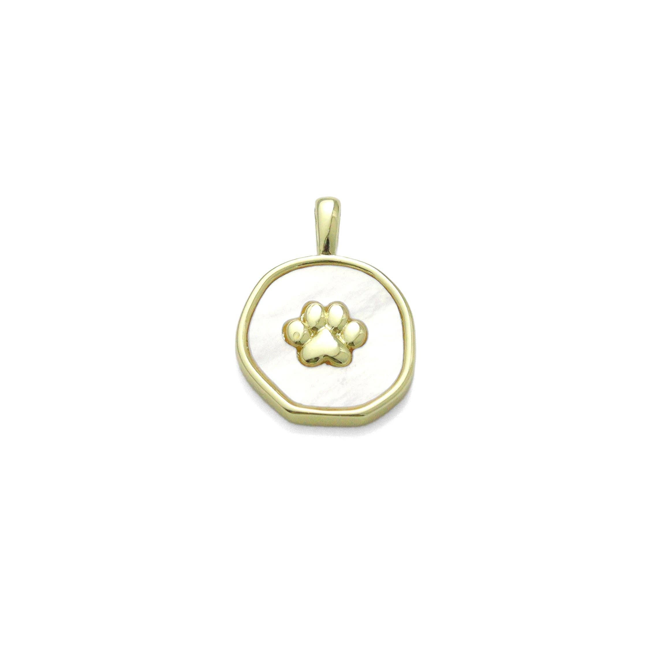 Mop Paw Charm Pendant, Sku#LX789