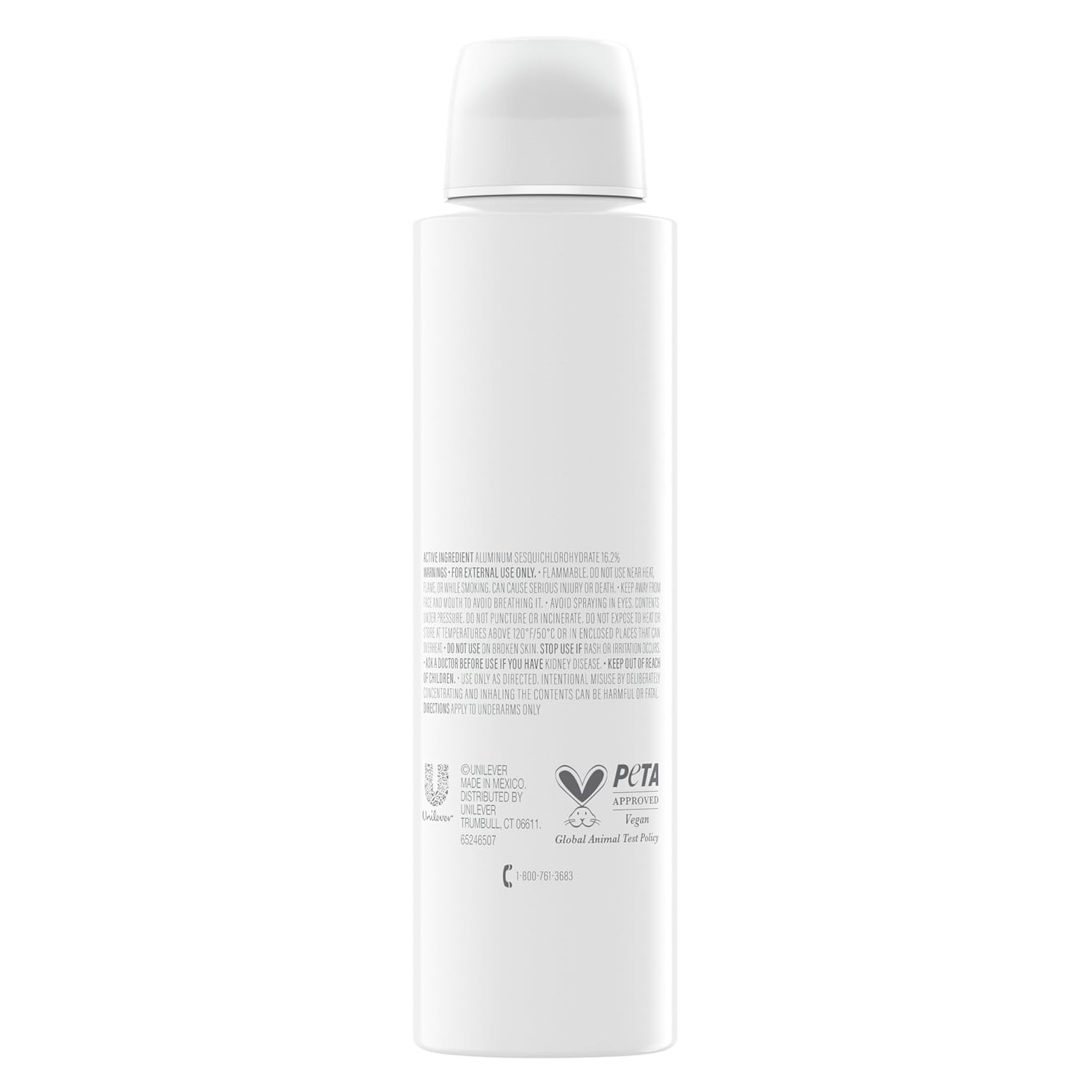 Dove Clinical + Care Anti-transpirant Déodorant Vaporisateur Sec pour Femme Fraîcheur Essentielle 107 g