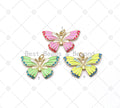 Enamel Colorful Butterfly Shape Pendant, 18K Gold Filled Butterfly Charm, Necklace Bracelet Charm Pendant,Sku#L637