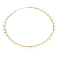 Gold Butterfly link chain Adjustable Necklace, Sku#LD473