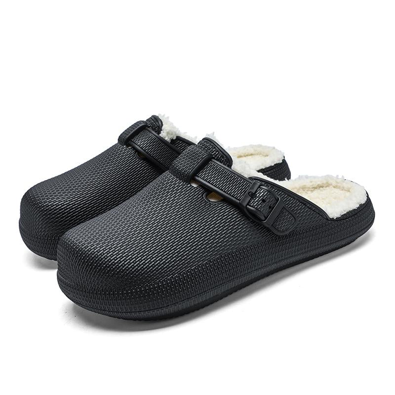 Cozy Winter EVA Foam Fleece-Lined Slippers | Ultra-Warm Indoor/Outdoor Slip-Ons for Men & Women - Non-Slip, Lightweight & Cushioned Home Footwear