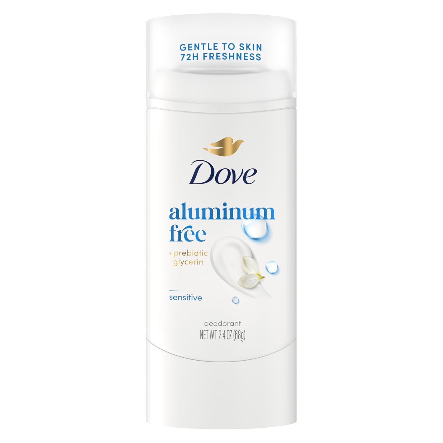 Dove Déodorant Stick Sensitive – Protection anti-odeurs 72h sans aluminium 68 g