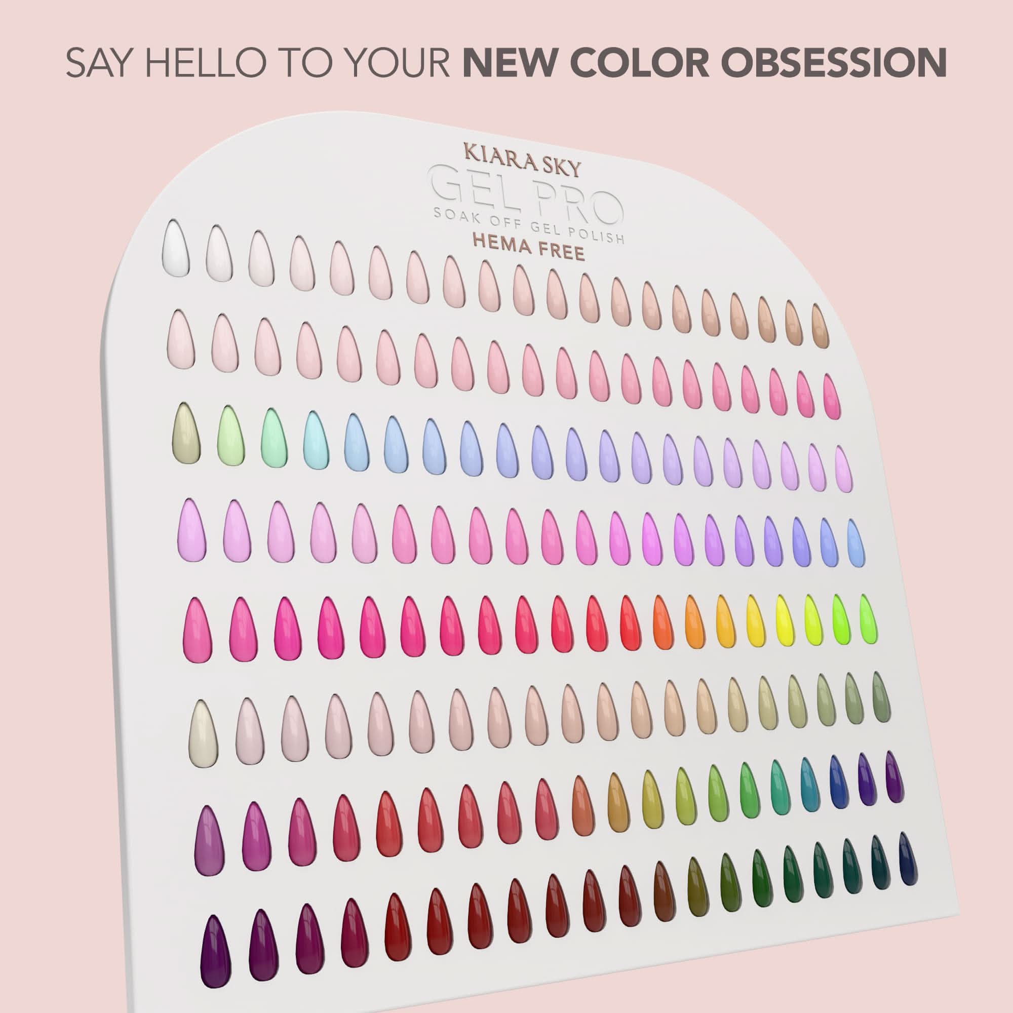 KIARA SKY Pro Hema-Free Gel Nail Polish, Sour Face, 0.5 Fl oz