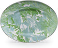 Golden Rabbit Enamelware Modern Monet Oval Platter