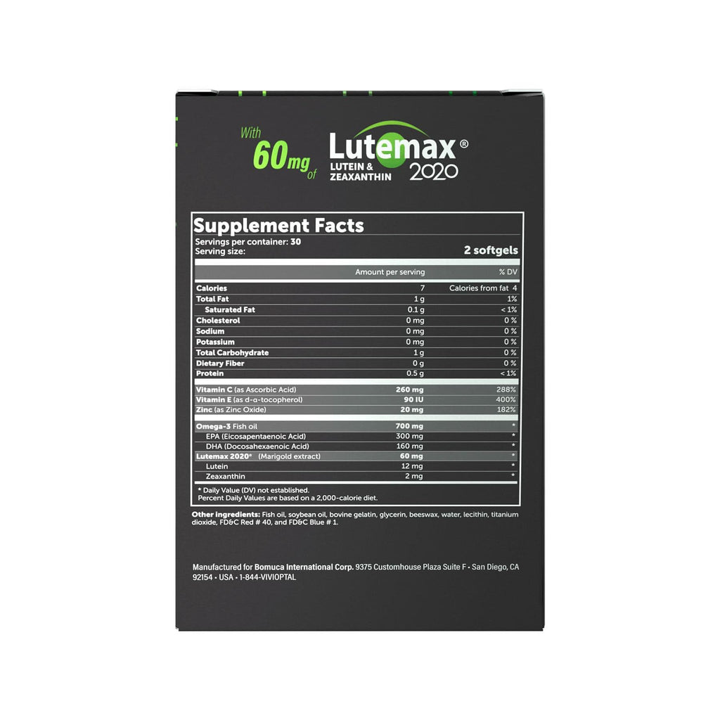 Vivioptal for Men, 30 Softgels + Vivioptal Lux, 60 Softgels, Multivitamin & Multimineral, Gluten Free, German Formula