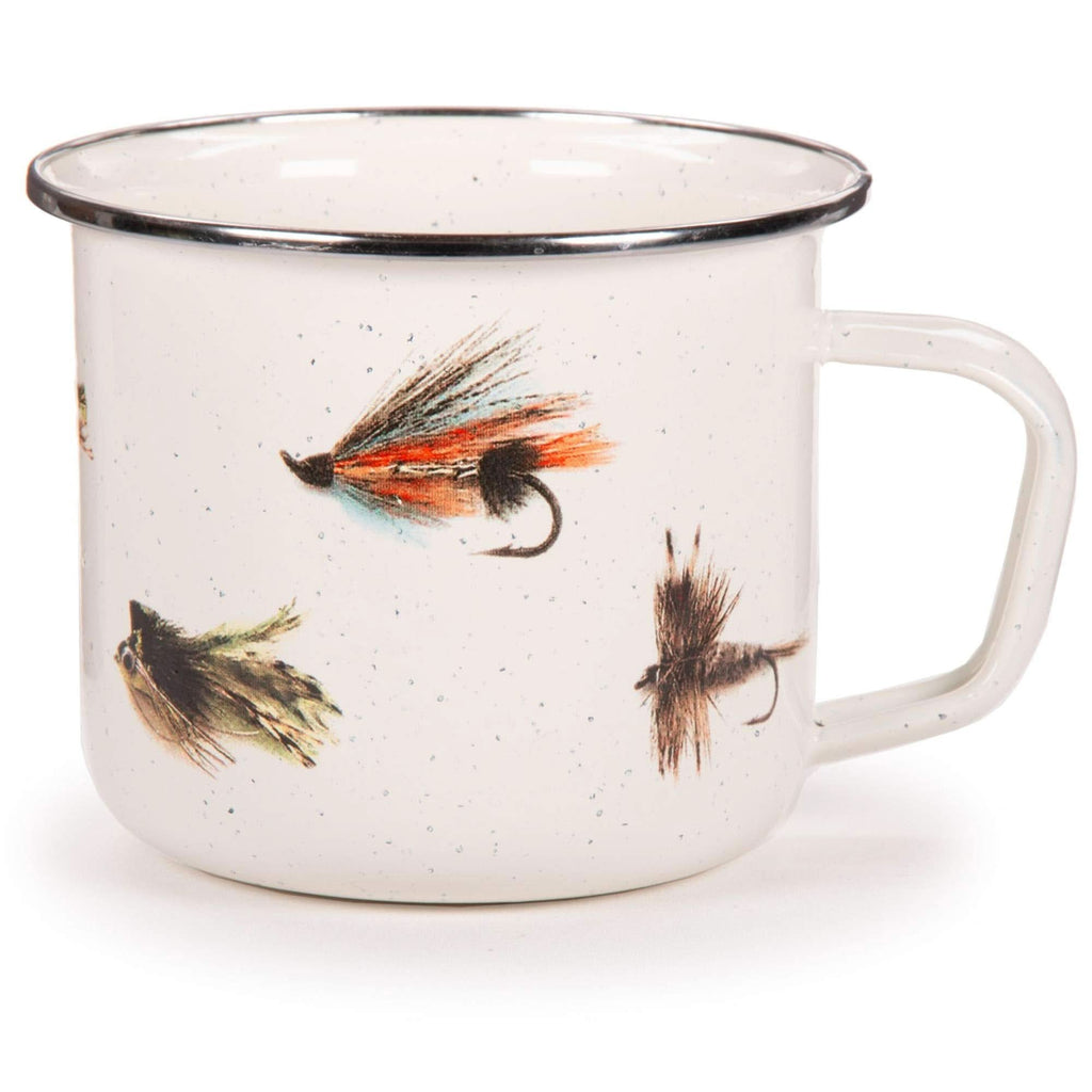 Golden Rabbit Enamelware 24 oz Grande Mugs Set of 4