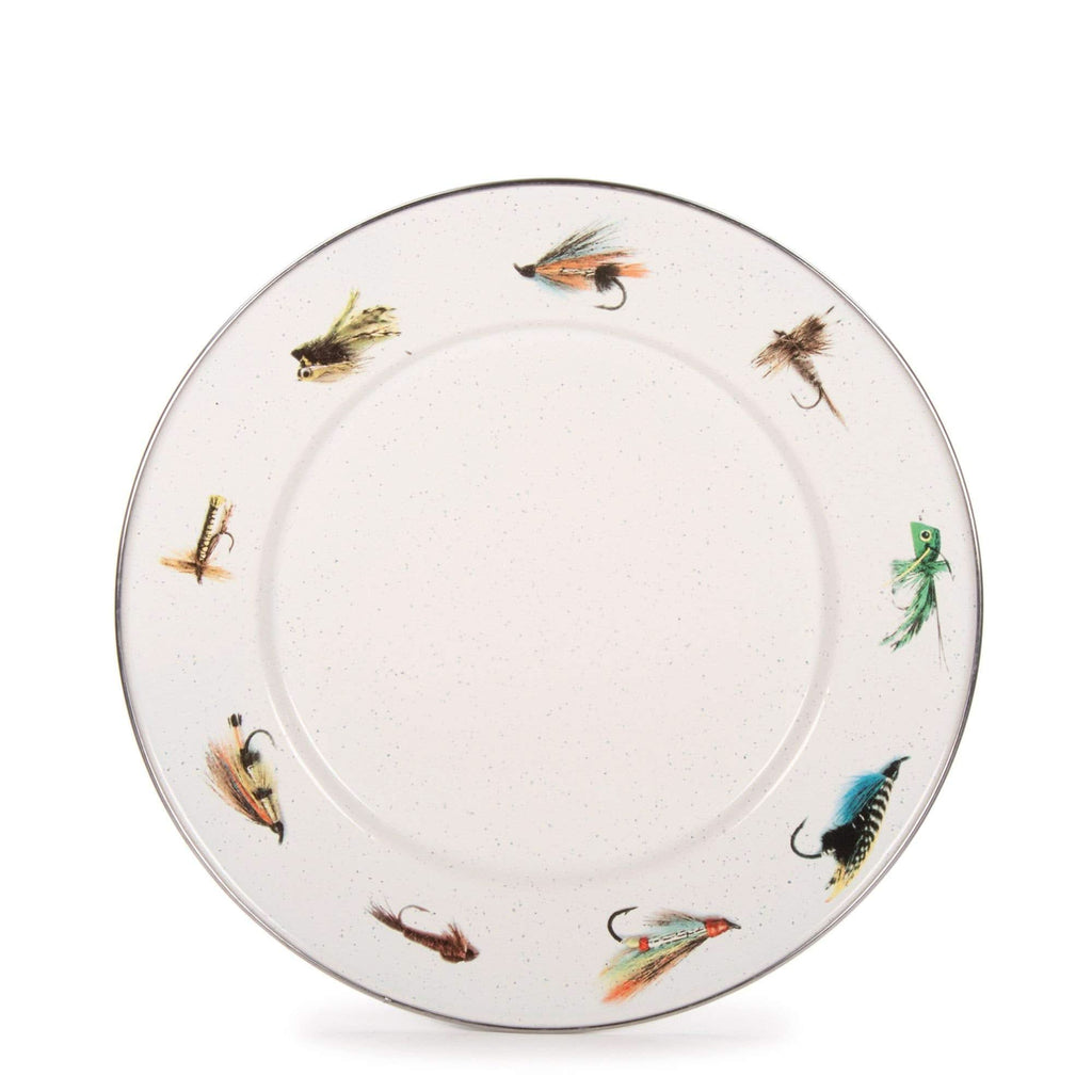 Golden Rabbit Enamelware 10.5" Dinner Plates , Set of 4