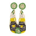 Beaded Earring Beer with Lime