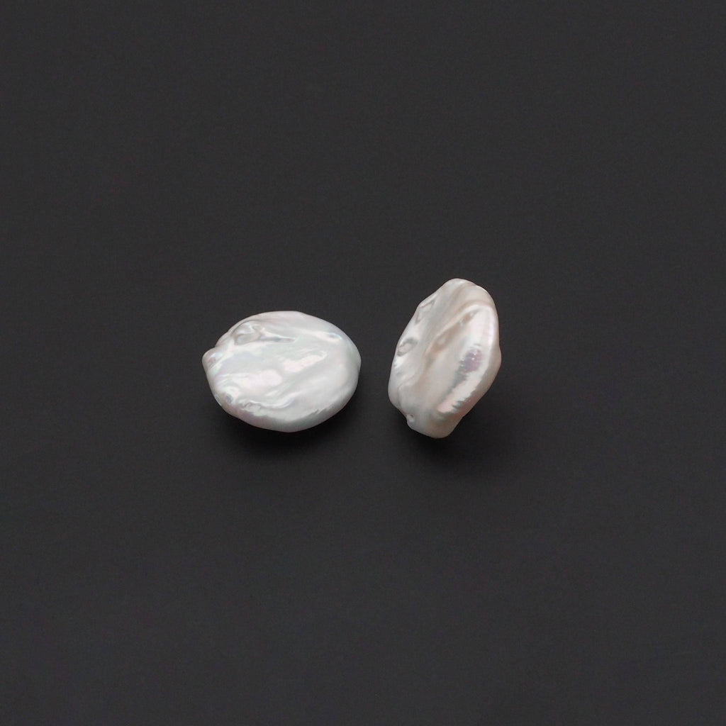 Red Mushroom On White Pearl Pendant/Spacer beads, Sku#Y890