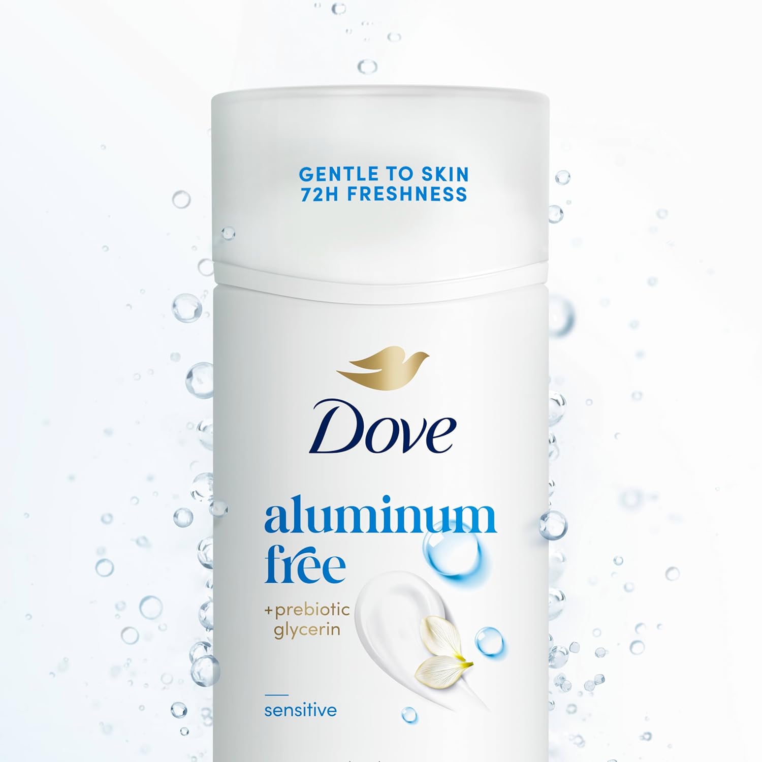 Dove Déodorant Stick Sensitive – Protection anti-odeurs 72h sans aluminium 68 g