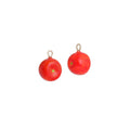 Enamel Gold Red Apple Charm Pendant,Sku#LK1251