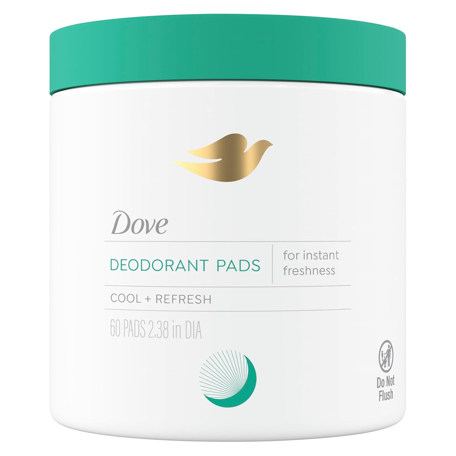 Lingettes nettoyantes Dove Body Wash 60 tampons pour femmes, neutralisent les odeurs et exfolient en douceur pour affiner le grain de peau.