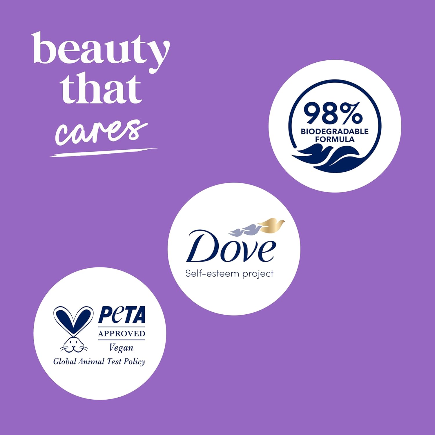 Gel douche Dove avec pompe, huile de lavande et camomille relaxantes, lot de 3 pour une peau régénérée et saine, nettoyant doux pour la peau avec MicroMoisture régénérant 24h, 867 g