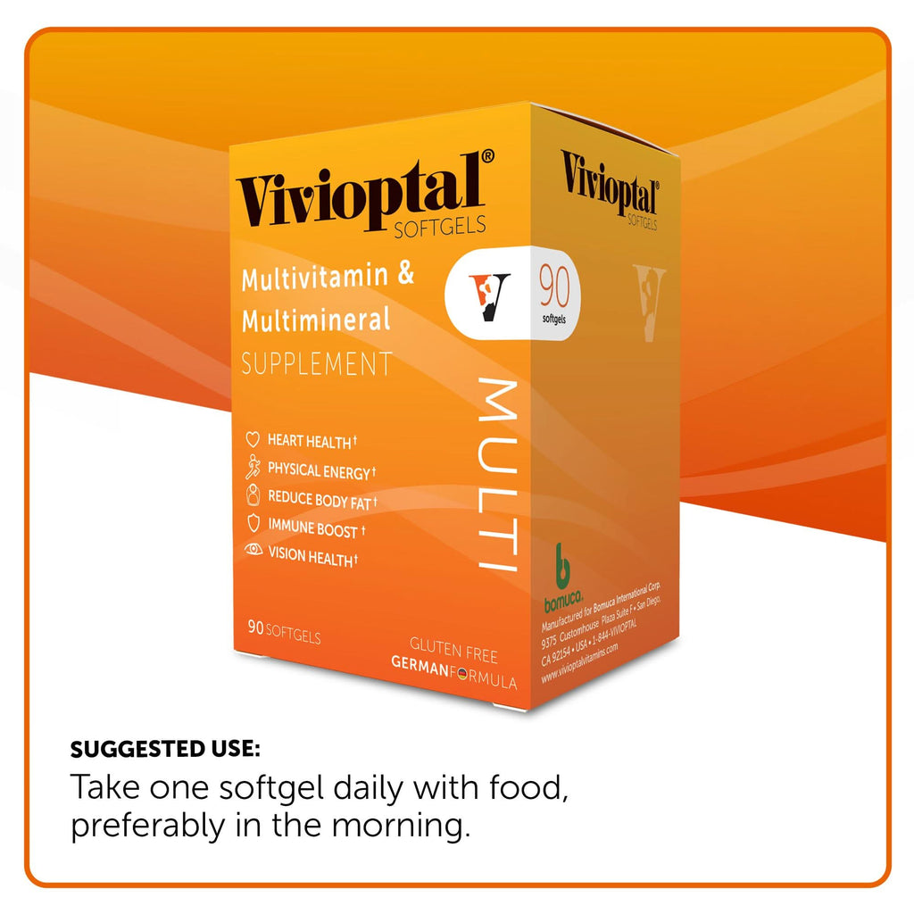 Vivioptal MULTI Multivitamin & Multimineral Supplement 90 Softgels