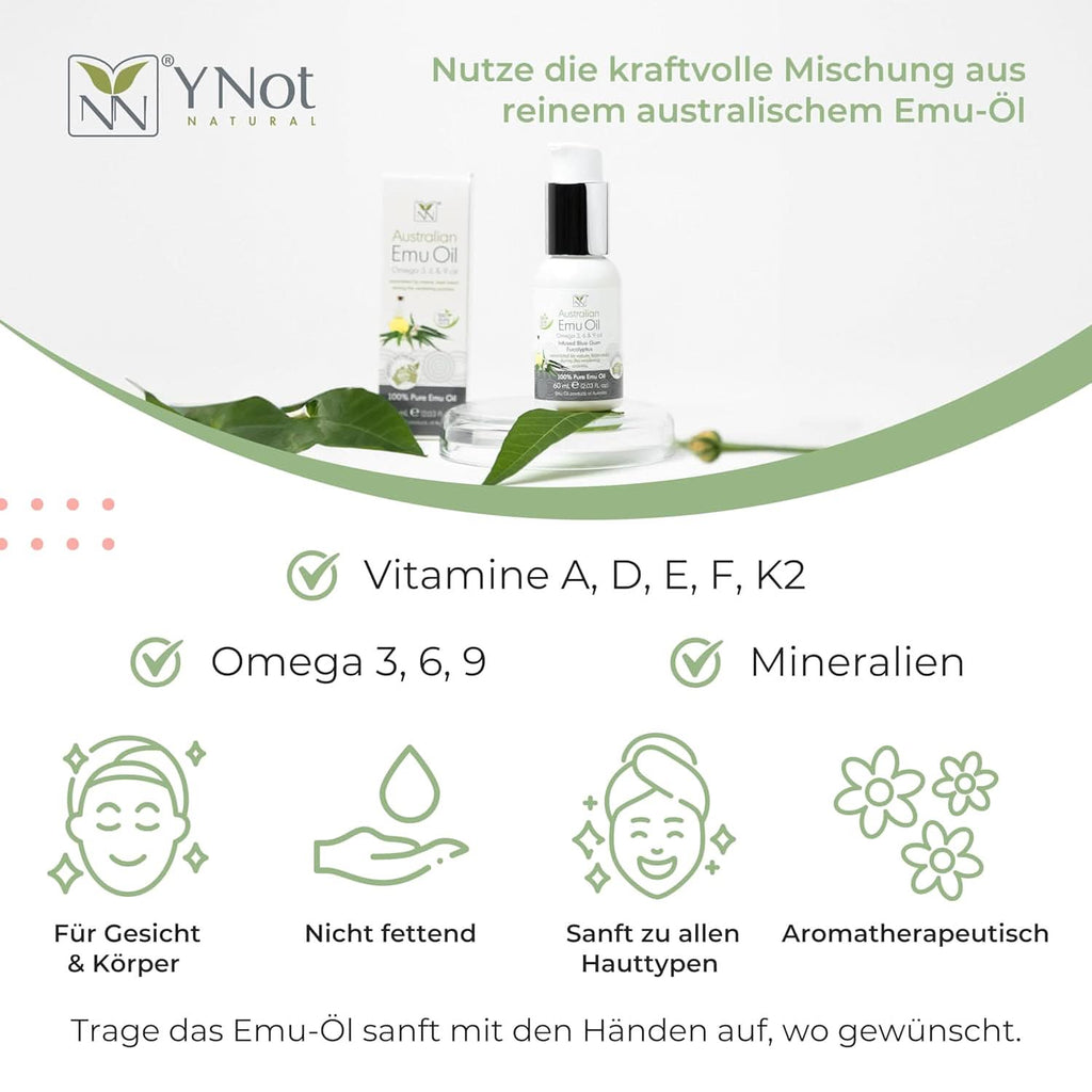 Australian Emu Oil - Blue Gum Eucalyptus 60 ml