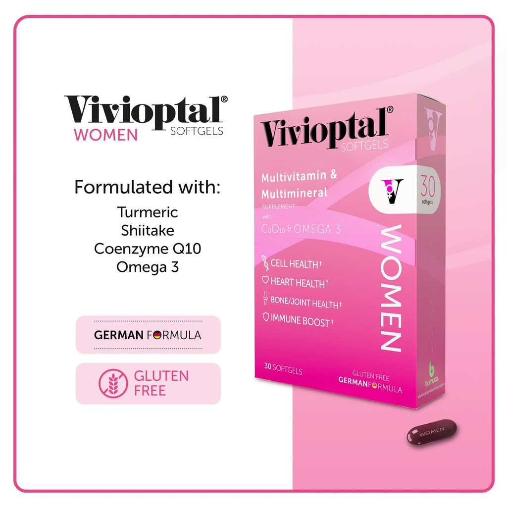 Vivioptal Women Multivitamin & Multimineral Supplement - 30 Softgels