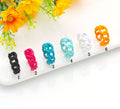 Colorful Enamel Chain Link Ring, Sku#X359
