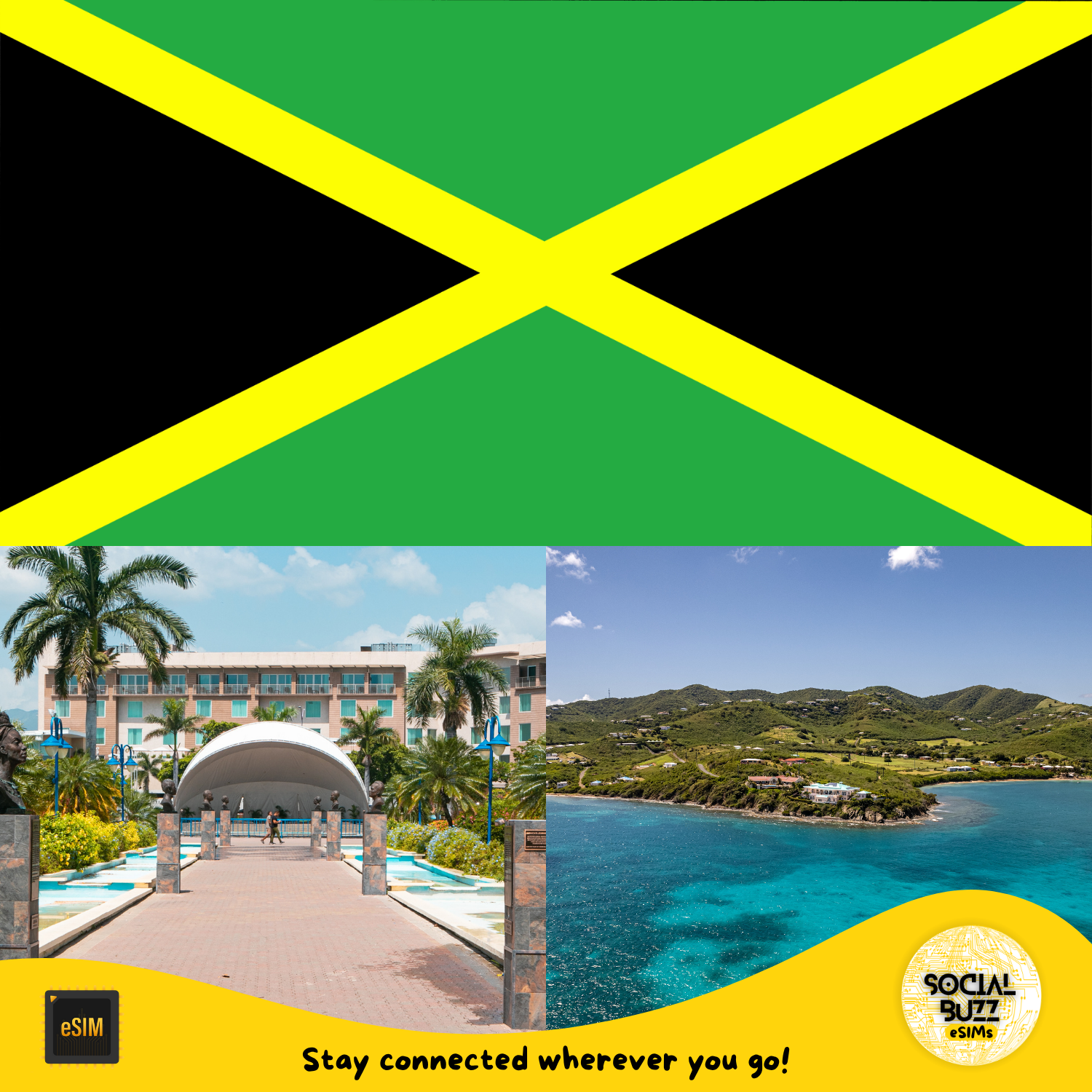 Jamaica eSIM Internet Data Plan