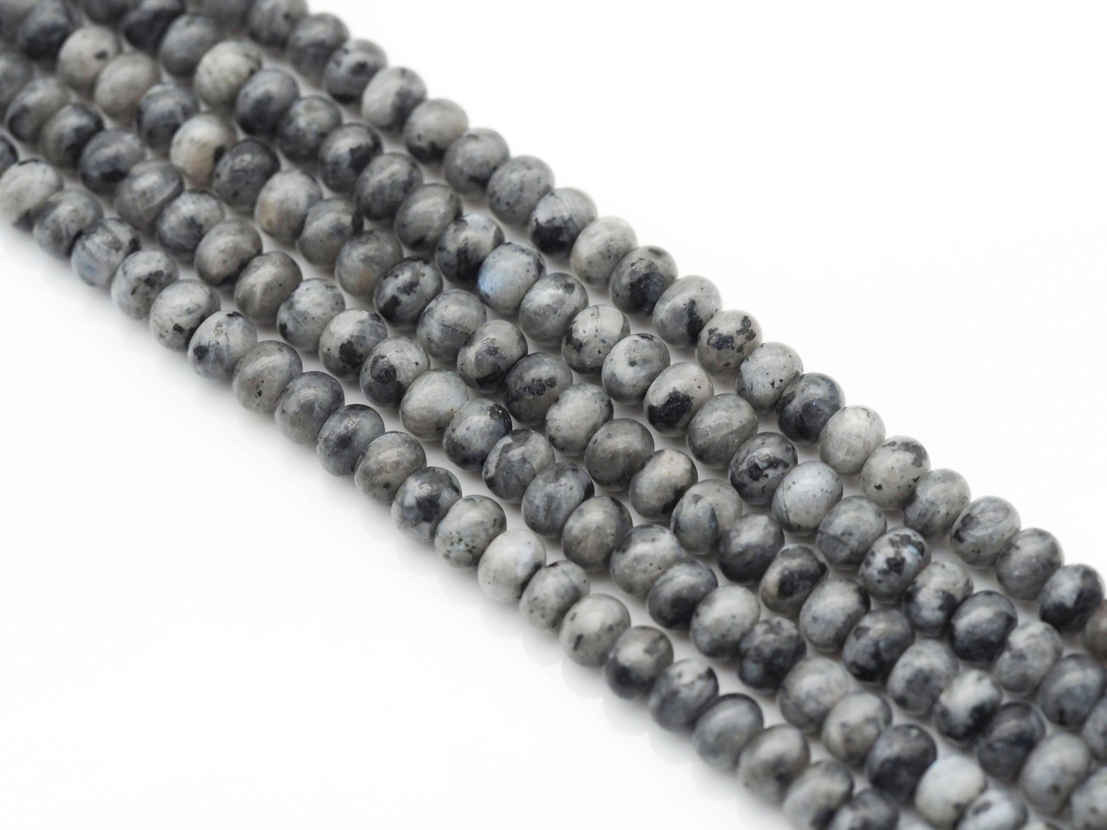 Genuine Lavikite Rondelle Smooth Beads, Sku#U1422