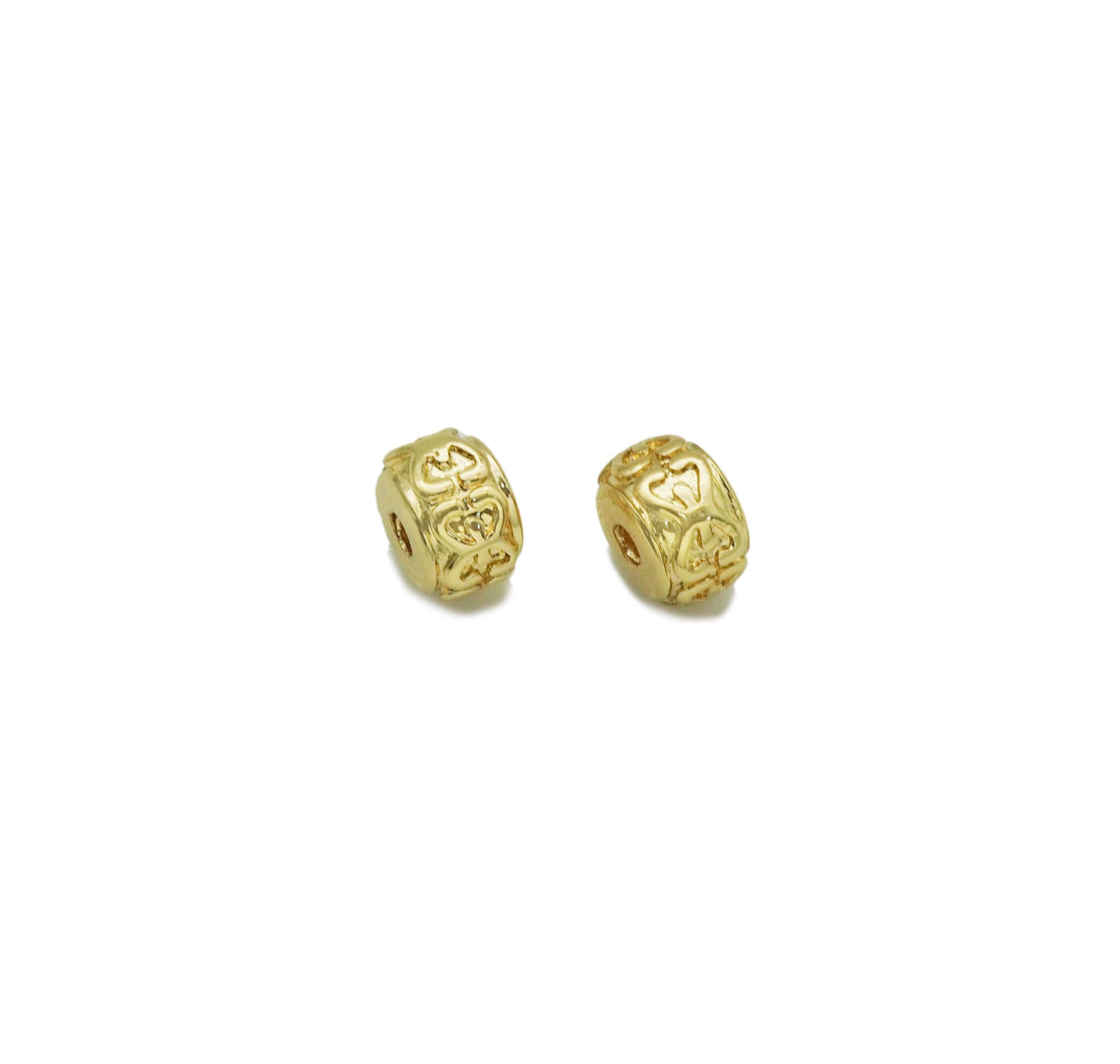 Gold Filled Roundelle Spacer Beads, Sku#ZX124