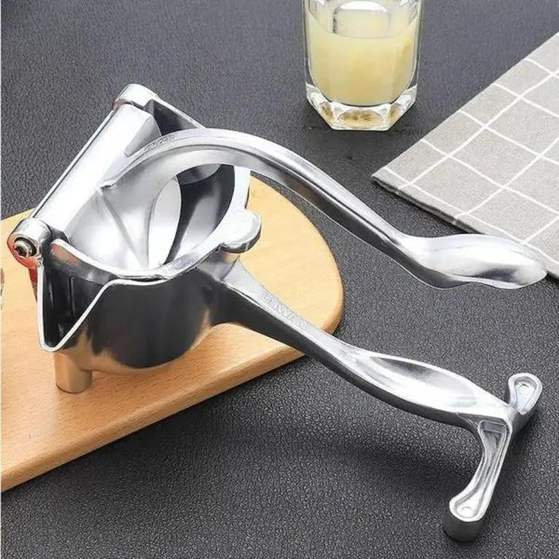 Efficient Juice Squeezer - Easy-To-Clean Heavy-Duty Professional Citrus Juicer Extraction Manual Citrus Squeezer Press Kitchen Tools for Moms Christmas Gifts - Aluminium