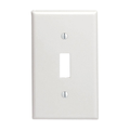 Switch Plate Cover Single White & Ivory (Durable Plastic)