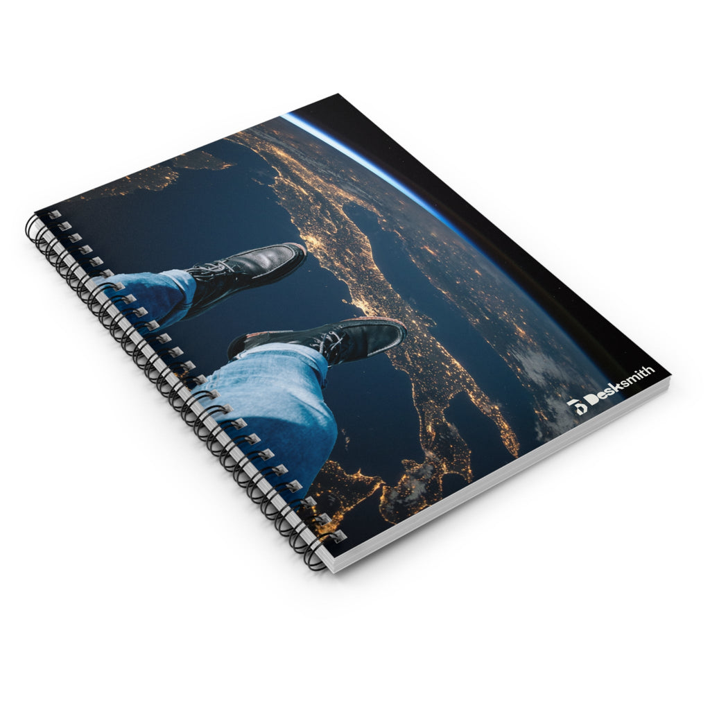 Cahier à spirale Lost In Space - Pages lignées