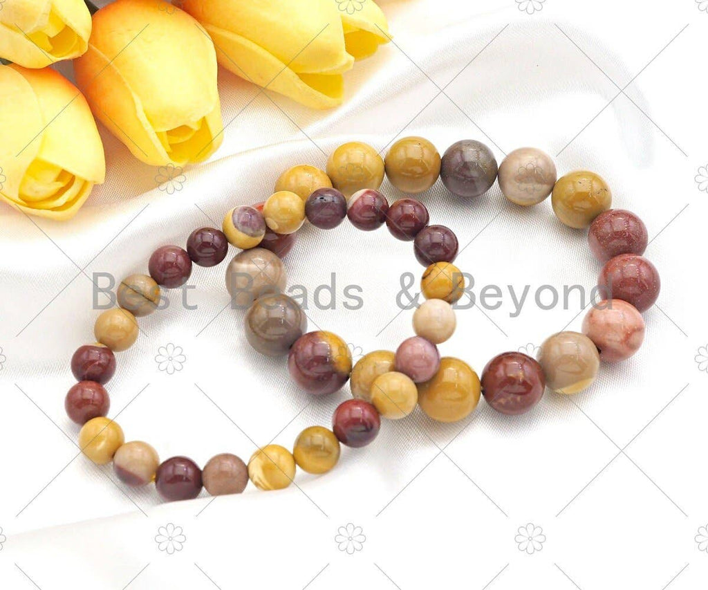 Mookaite Stretchy Bracelet, Sku#EF45