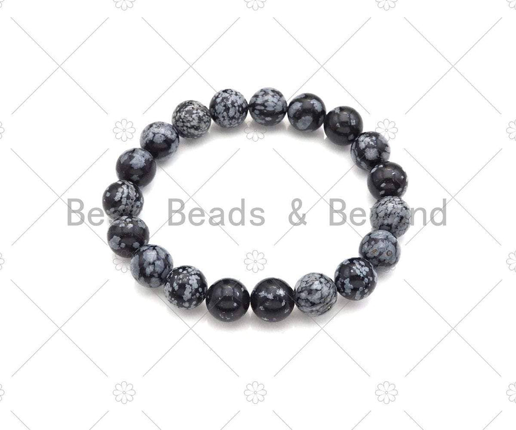 Snowflake Stretchy Bracelet, Sku#EF48