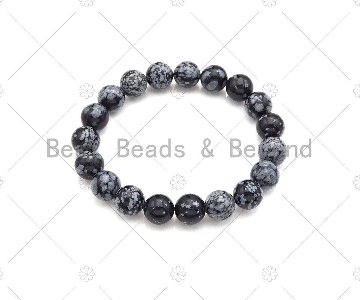 Snowflake Stretchy Bracelet, Sku#EF48