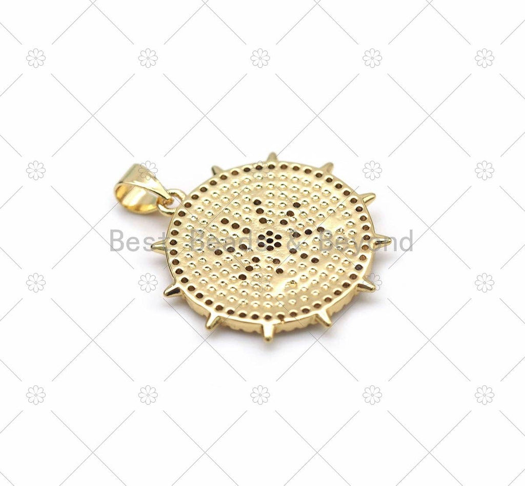 CZ  North Star Charm, Sku#LK566