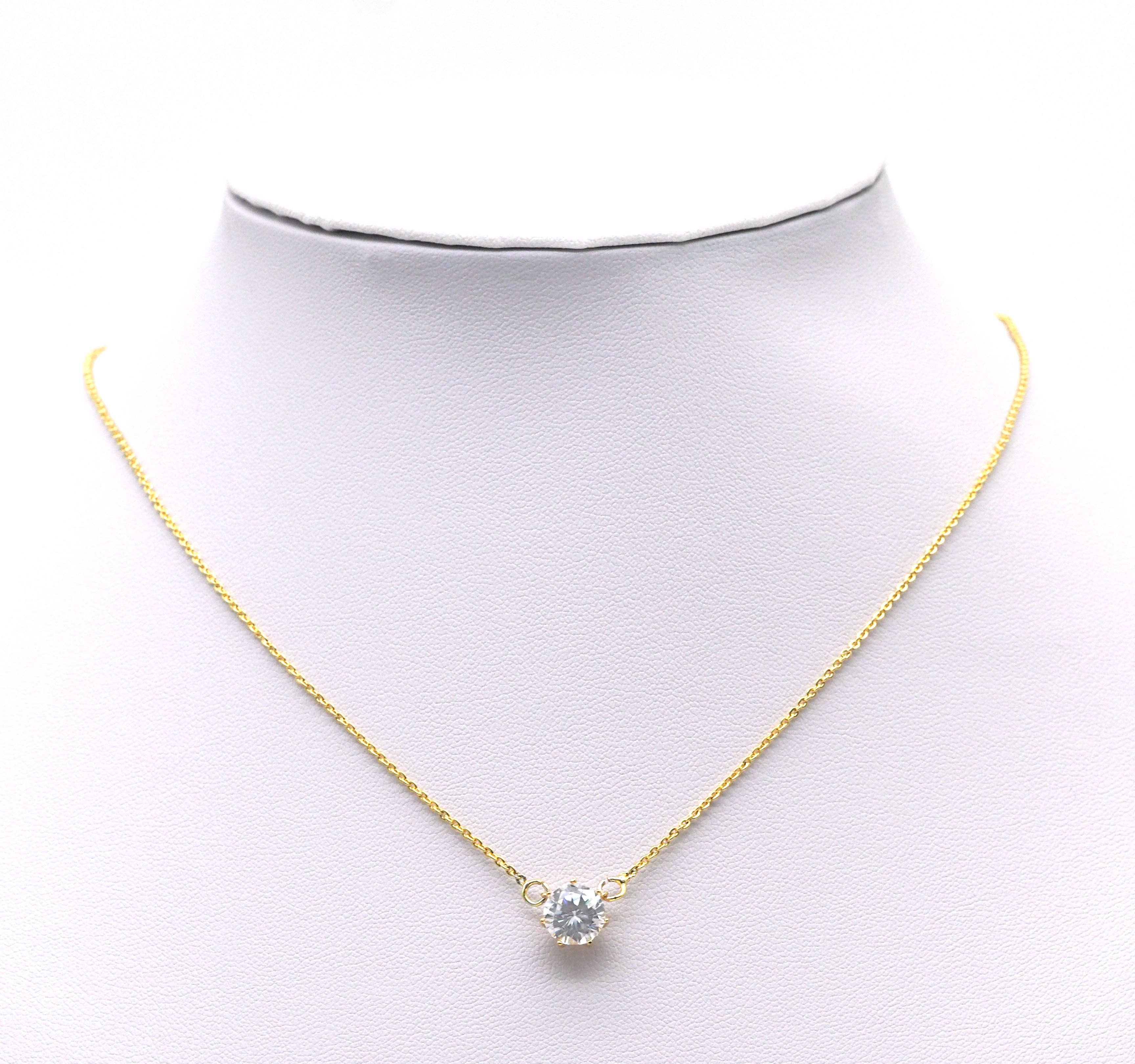Gold Big CZ Round Connector Charm Beads, Sku#ZX93