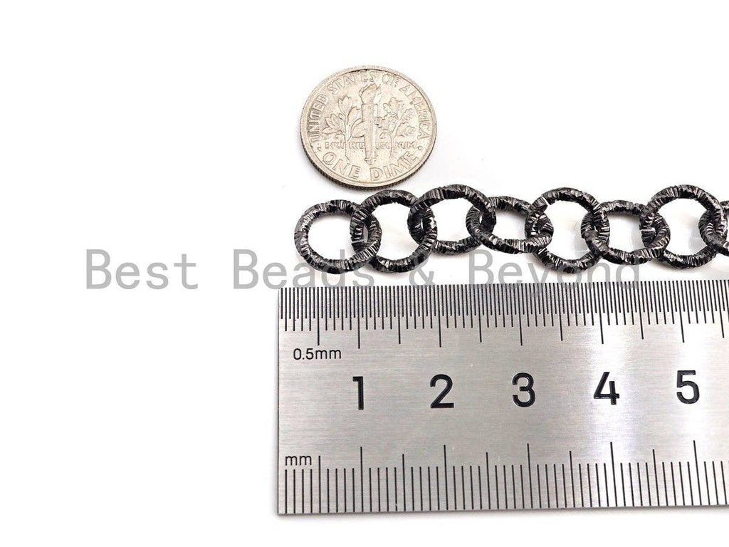 11mm Chunky Linked Chain by Yard, sku#E508