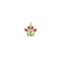Hot Pink Enamel claw Charm Pendant, Sku#LK1081