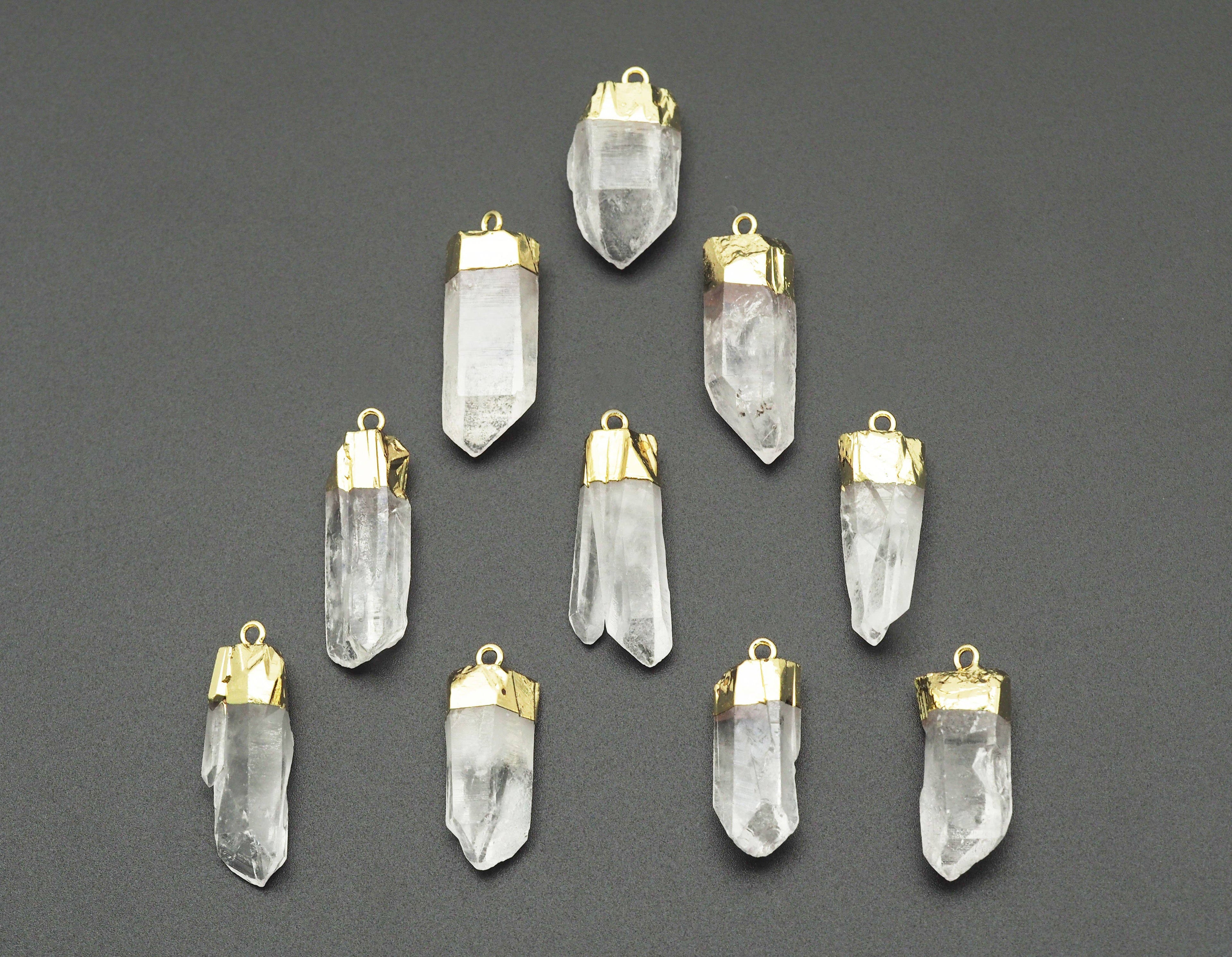 Crystal Quartz Pendant, Sku#YT24