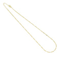 Gold Dainty Flower Link Chain  Necklace, Sku#LD606