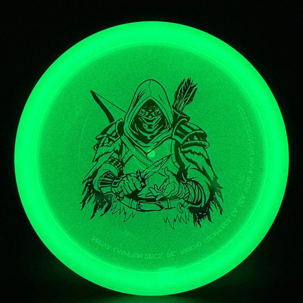Classic Glow Champion Fairway Disc - Dark Rebel