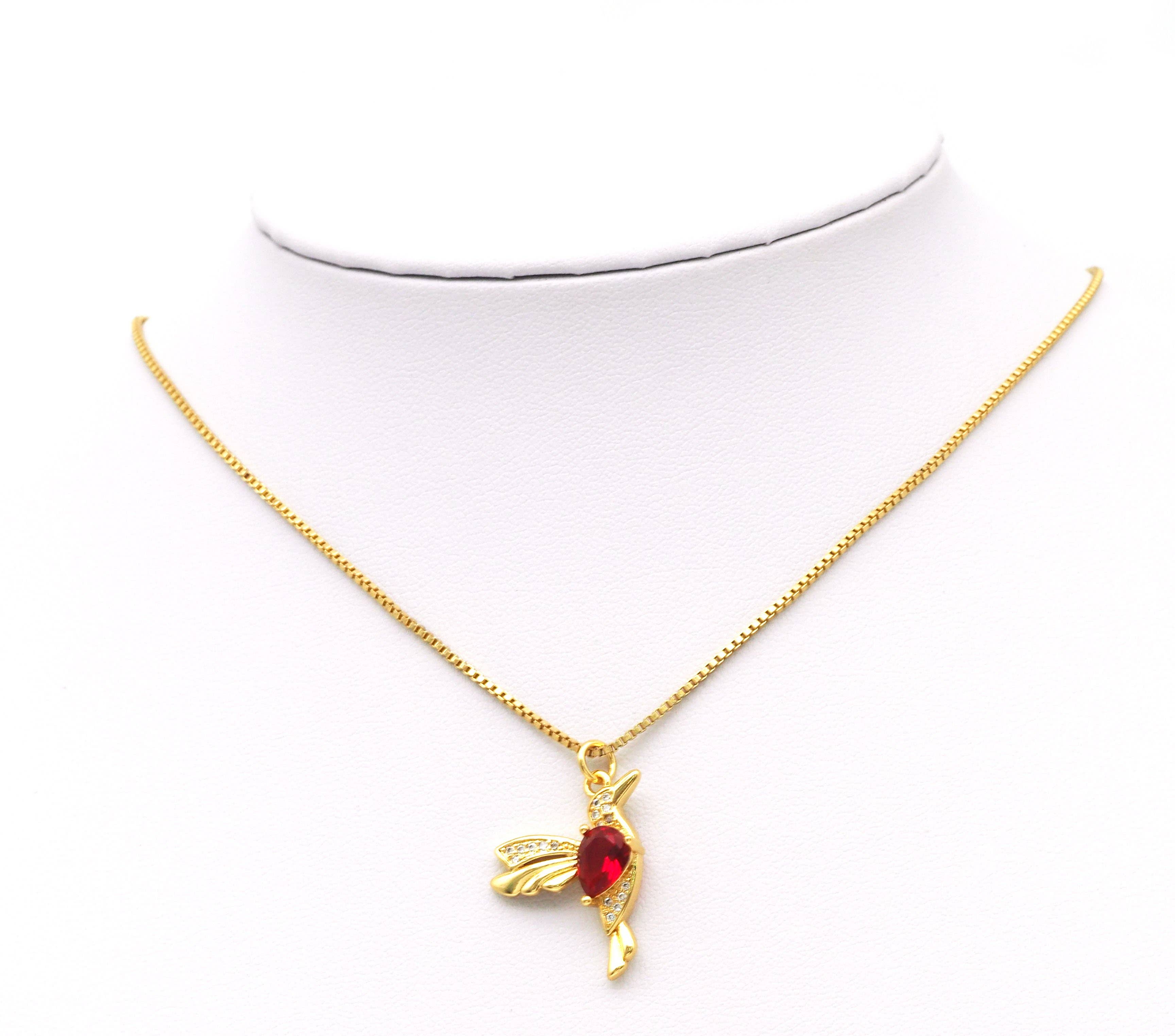 CZ Bird Pendant, Sku#LK597