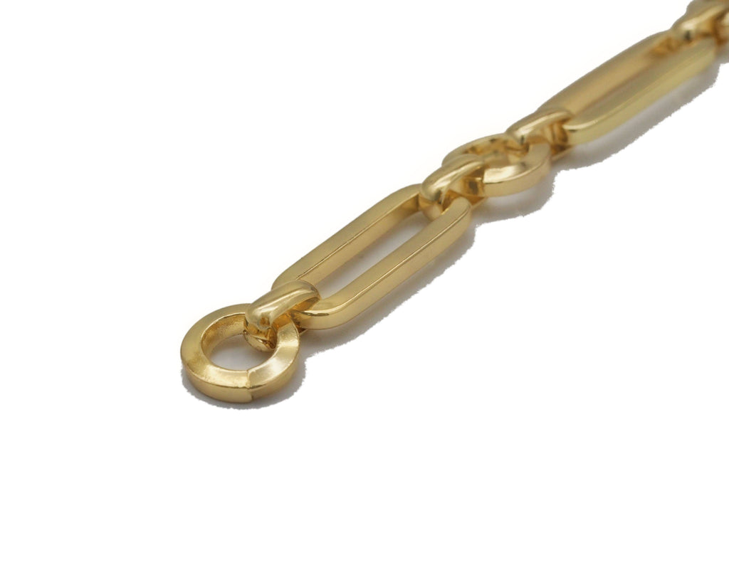 Thick Paperclip Chain with Round Link by Yard, sku#LS10