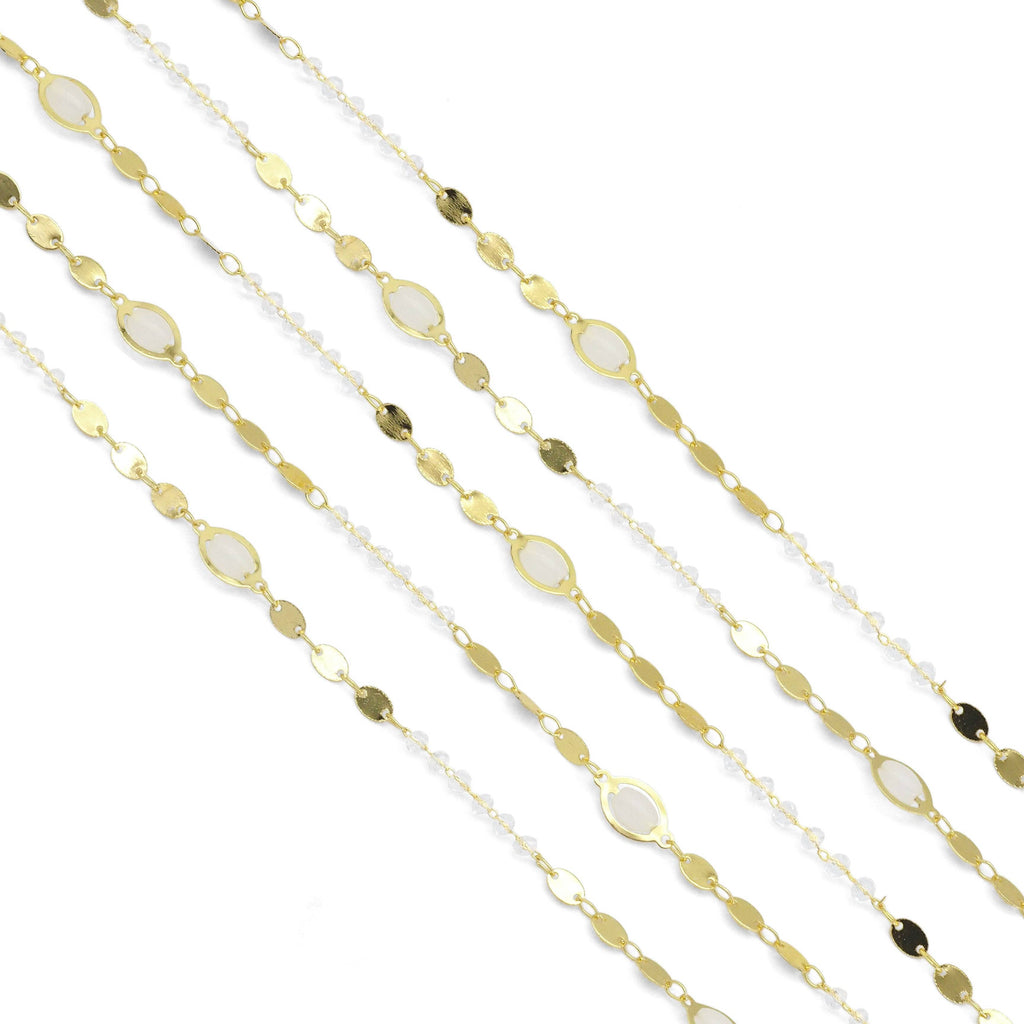 Oval Link Beads Chain By Yard,sku#HX13