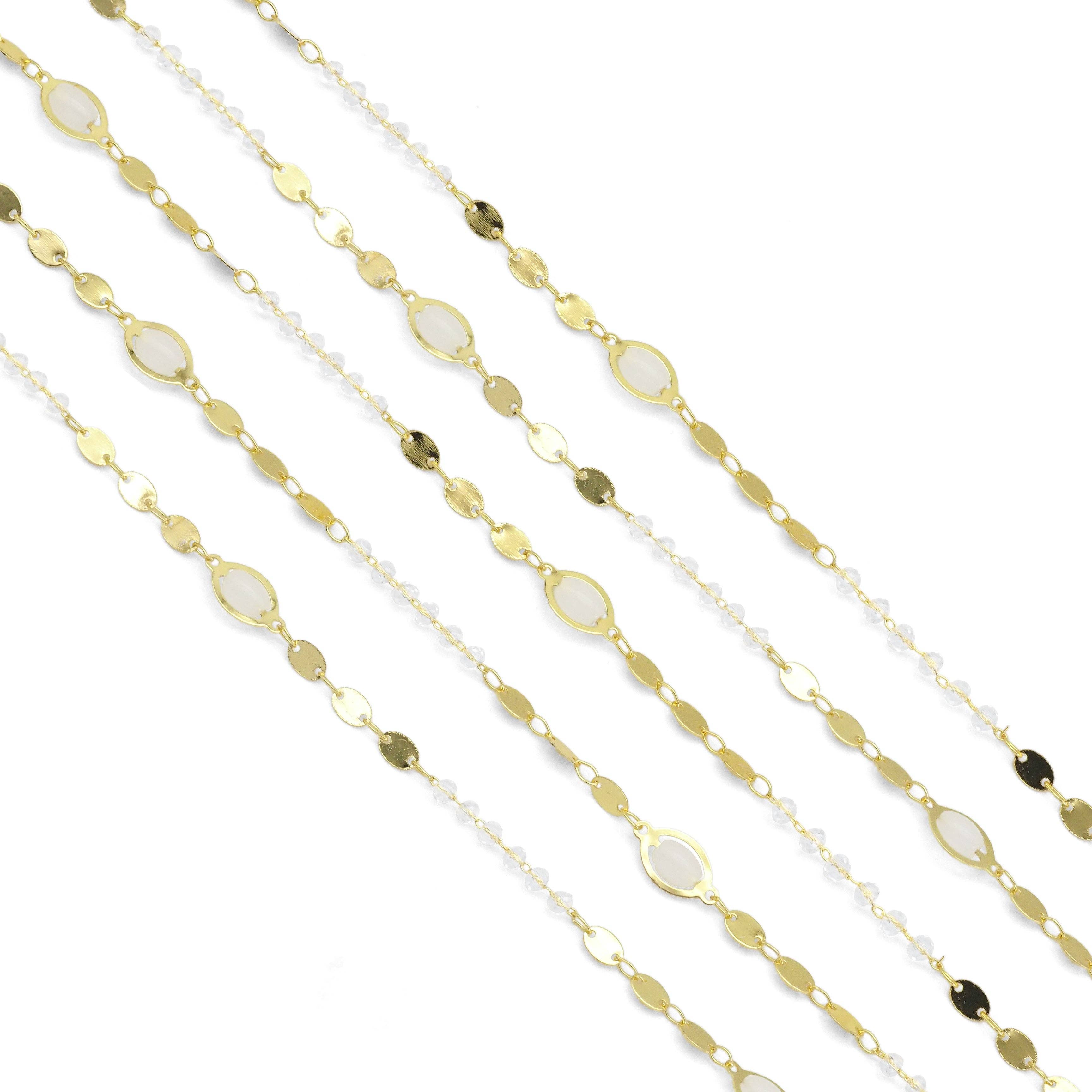Oval Link Beads Chain By Yard,sku#HX13