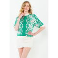 Brynn - Flower Knit Sweater Top
