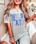 Wildcats Decorated  Letters Graphic Tee