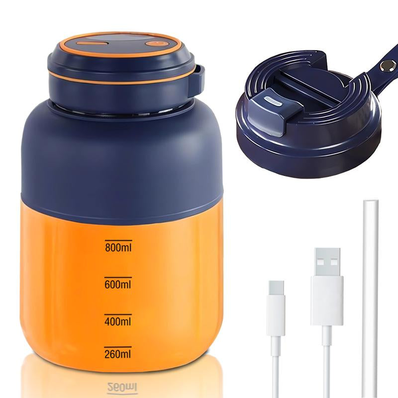 Protable Juicermachine-,Usb Rechargeable Large Capacity Juice Blender Cup,Multifunctional Juicer Machines with 38 Blades,Summer Essentials Portable Household Appliances