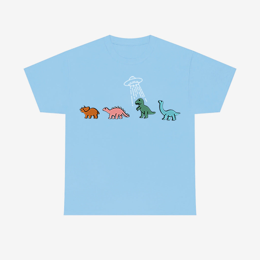 Round-neck Cartoon-print Short Sleeves