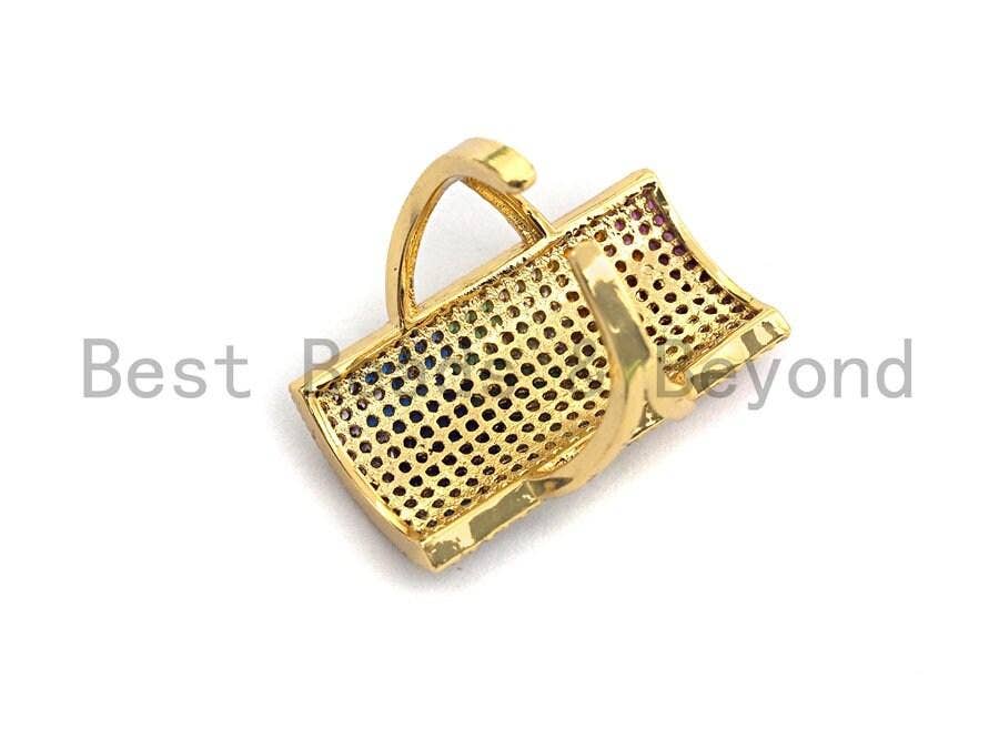 Colorful CZ Rectangle Shape Open Ring, Sku#X62