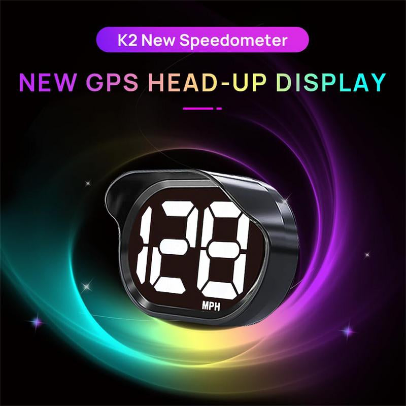 GPS Speedometer for Car Mph,Digital Speedometer for Car,Three Display Modes,Speeding Alert, Automatic Brightness Adjustment,Large Font Display,Usb Connect Plug and Play Tire Pressure Sensor Gauge Pods Digital Speedometer