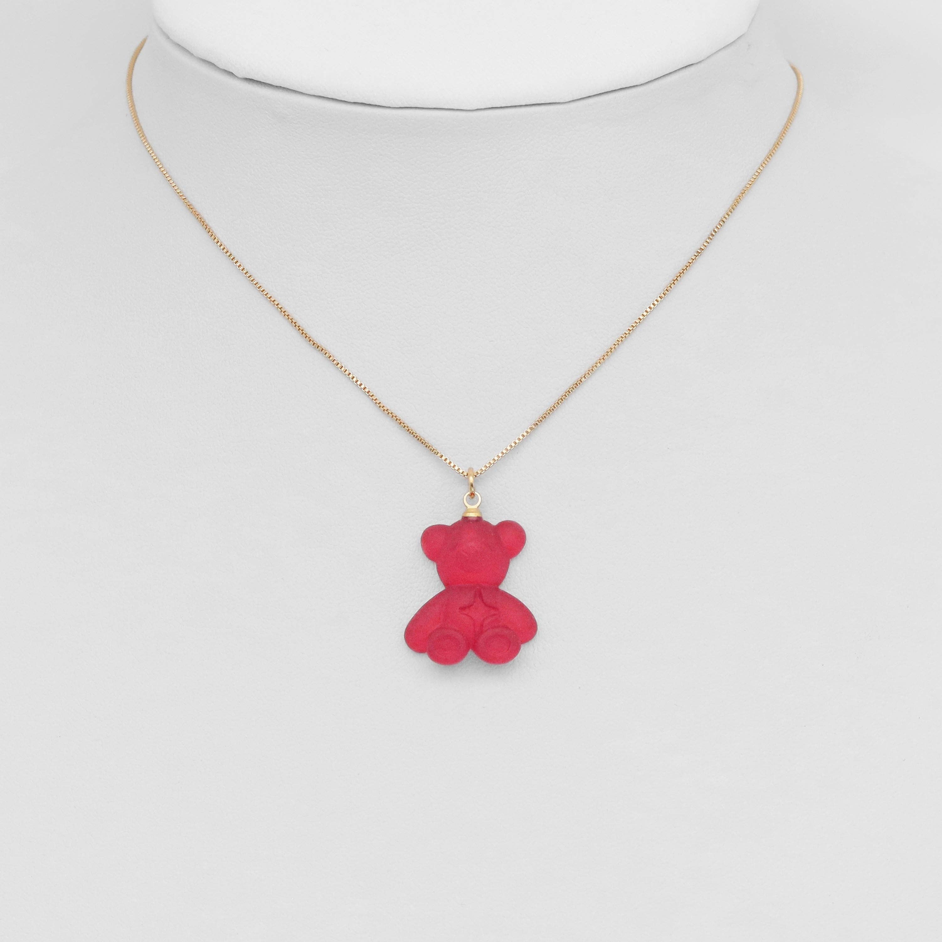 Colorful Teddy Bear Pendant Charm, Sku#FH226